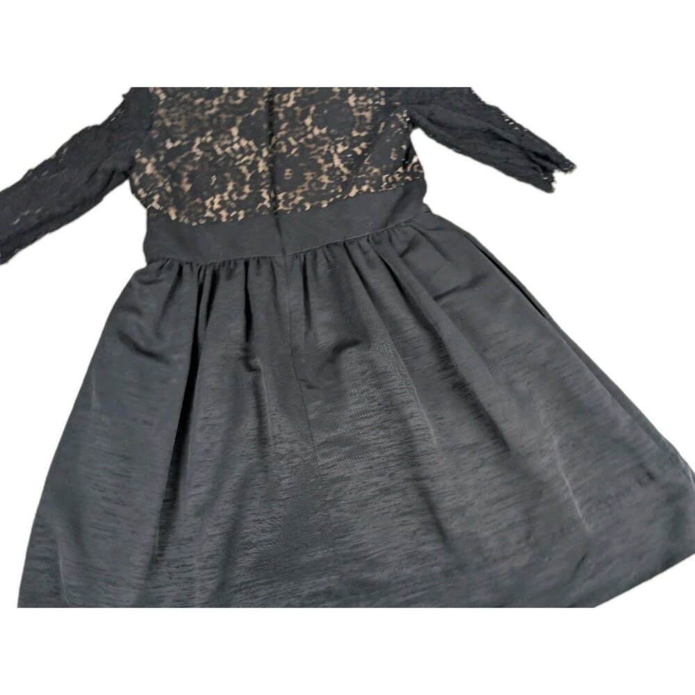 Eliza J women's Dress Size 12 Cris Cross Lace Top Fit & Flare Formal cocktail - Picture 6 of 16